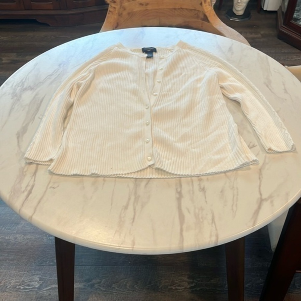 Dockers White Cardigan